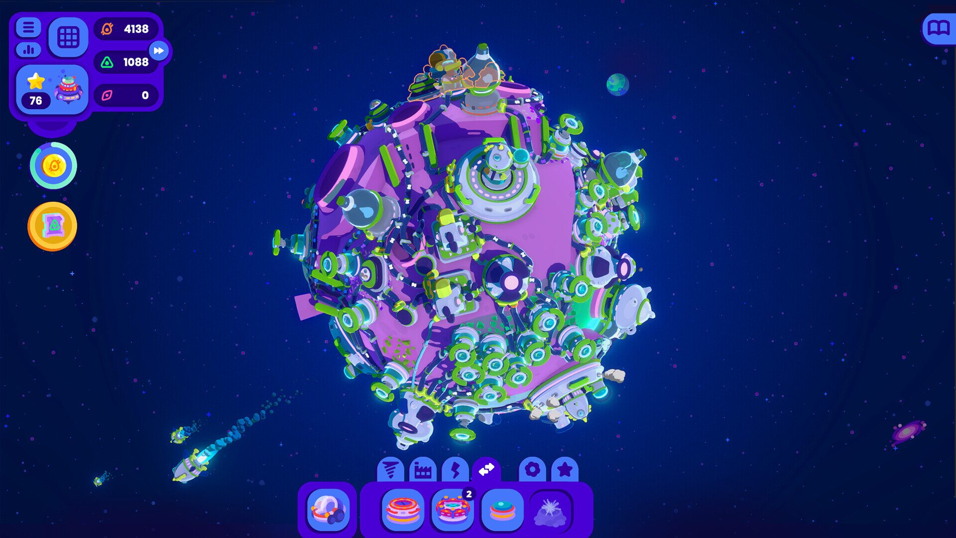 宇宙で鳥たちと工場を作る癒し体験『Star Birds』。パイプを繋いで最適化を目指す中毒性がヤバい